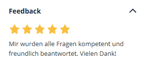 Google Bewertung HILDE Schlupfwespen